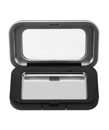 Healvian Organisateur de Maquillage Vide pour Fards Paupi res et Blush Bo te Noire Mate avec Godet Contenant Cosm tique de Voyage pour L vres Rechargeable