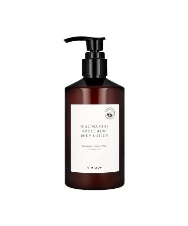 MIZON Niacinamide Smoothing Body Lotion 300ml | Korean Skincare with 10% Niacinamide AHA & Vitamin C - Hydrating Exfoliating & Moisturizing Solution - Buy Online on GoSupps.com