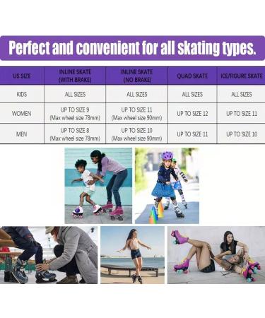 Holisogn Ice & Roller Skate Bags - Premium Leopard Violet Bags for Kids, Teens, and Adults - Buy Online on GoSupps.com