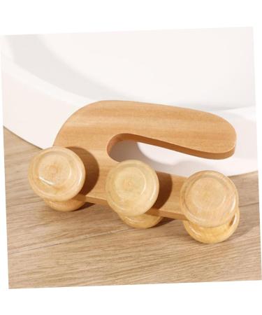 Tovinanna Wooden Roller Massage Gear - 2-Piece Back & Leg Massager Tool for Ultimate Relief - Buy Online on GoSupps.com