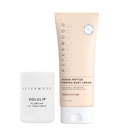 Asterwood Naturals Hyaluronic Acid Lip Treatment + Body Peptide Cream