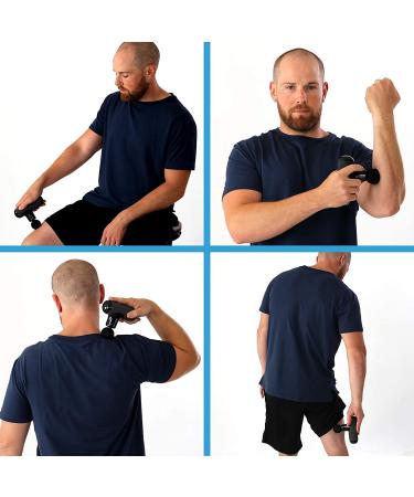 BOB AND BRAD Q2 Mini Massage Gun: Portable Pocket-Sized Percussion Massager with Carry Case - Buy Online on GoSupps.com