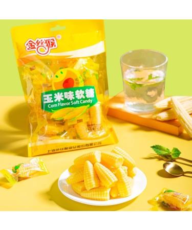 Corn candy soft and hard candy mixed corn flavor Instant candy old-fashioned fruit candy delicious snack gifts fruit candy candy (soft sweets 150g 2 bags) soft sweets 150g 2 bags - Buy Online on GoSupps.com