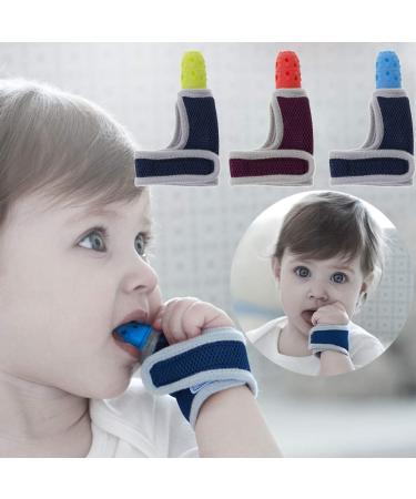 ShowkingL Baby Child Finger Protector Stop Thumb Sucking Wrist Band Baby Care Gloves Teether Pacifier Newborn Dental Care