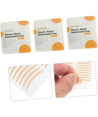 Didiseaon 3 Sets Double Eyelid Sticker Eyelid Lifters Tape Sticky Eyelid Tape Instant Eye Lift Strips Eye Makeup Supplies Glue Tape Eyelid Lift Strips Eye Makeup Tool Lasting Fiber Cosmetics - Buy Online on GoSupps.com