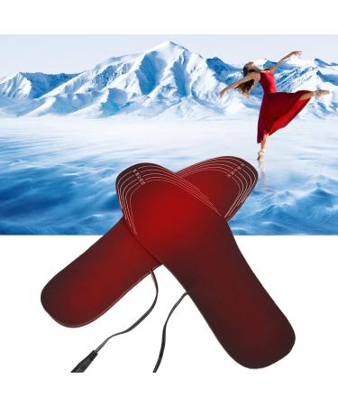 Heated Shoe Insoles USB Foot Warming Pad Mat for Outdoor Sports - Size S (35-40) - Buy Online on GoSupps.com