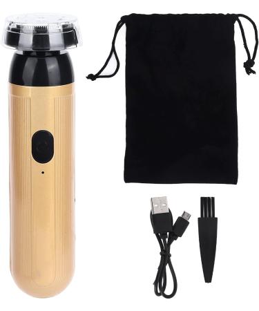 Electric Shaver Electric Beard Trimmer Portable Cleaning for Men (Gold) - Buy Online on GoSupps.com