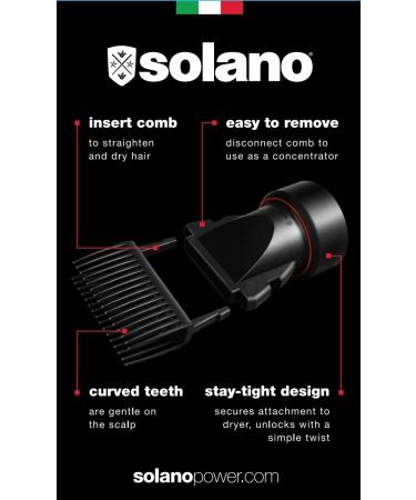 Solano 2-in-1 Dryer Attachment - Versatile Hair Styling Tool for Effortless Drying & Styling | International Shipping Available - Buy Online on GoSupps.com