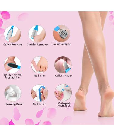 Rechargeable Electric Callus Remover Spa Pedicure Tool | 2-Speed Foot Care Device - White - Buy Online on GoSupps.com