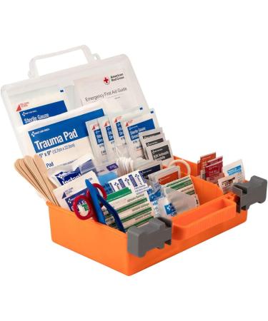 190 Piece First Aid Kit - Plastic Case | Essential Emergency Medical Supplies - Buy Online on GoSupps.com