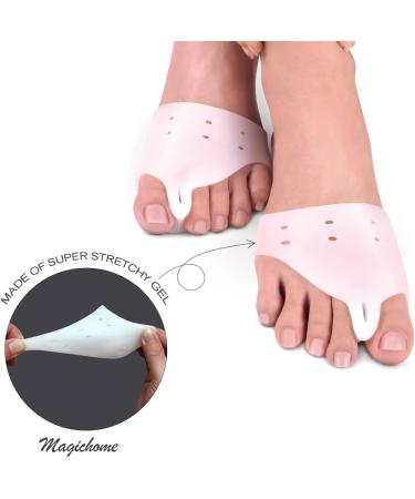 Magichome Toe Spreader - Hallux Valgus Correction Hammer Toe Splint & Bunion Relief | Comfortable White Design for All-Day Comfort - Buy Online on GoSupps.com