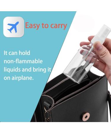 3 Pack 50ml Fine Mist Mini Spray Bottles - Refillable Reusable Atomizer Travel Bottles for Liquid - Clear - Buy Online on GoSupps.com