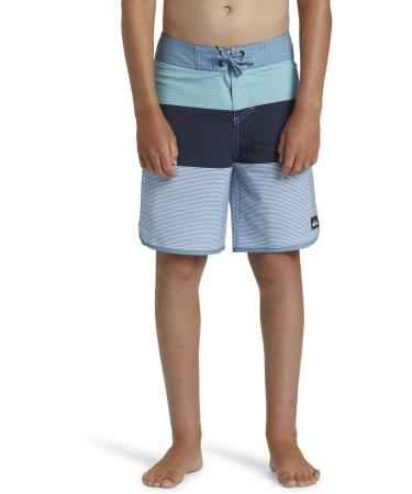 Quiksilver Boys Surfsilk Tijuana YTH 17 Boardshorts (1 Pack) 12 Years Blue Shadow
