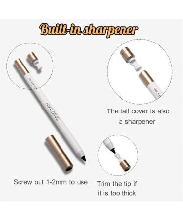 Gel Eyeliner Pencil Smooth Rainproof Gel Eyeliner for Older Women Sharpenable Eye makeup Blackbrown High pigment shades Longwear with pencil sharpener for daily use Abonda - Buy Online on GoSupps.com