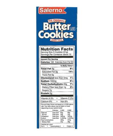 Salerno Butter Cookies - 2 Pack (16 oz Each) | Delicious Italian Treats - Buy Online on GoSupps.com