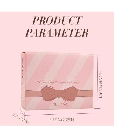 PCC PTYXIS Eyeshadow Palette Combination Eyeshadow for Eye Highlighting Powder Shiny and Longlasting Natural and Colorful Foldable Portable Eyeshadow Palette 1 15 g 1 15 g Confezione da 1 - Buy Online on GoSupps.com