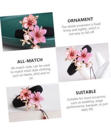 1pc Hair Tie Hair Ribbons for Women Japanese Kimono Hair Accessories Chinese Hair Scrunchies Flower Hair Rope Ponytail Holder Elastic Hair Rope Hanfu Hair Ring Girl Copper Etc. - Buy Online on GoSupps.com