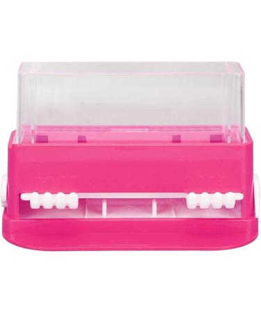 Transparent Large Capacity Micro Applicator Holder Box Dispenser with Easy Access for Refilling (Pink) - Buy Online on GoSupps.com