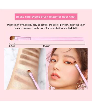kawehiop 7 Pieces/Set Woman Girl Portable Makeup Brush Powder Make Up Cosmetic Brushes Eye Shadow Eyebrow Soft Tool for - Buy Online on GoSupps.com