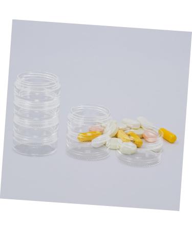 2pcs 7 Day Pill Organizer Tower | Weekly Stackable Pill Storage for Easy Medication Management - Buy Online on GoSupps.com