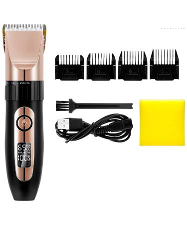 Hair Clippers for Men Hair Clipper Electric Hair Trimmer Hair Cutter Rechargeable Length Adjusted Ceramic Titanium Blade Electric Men Clipper Rose Gold