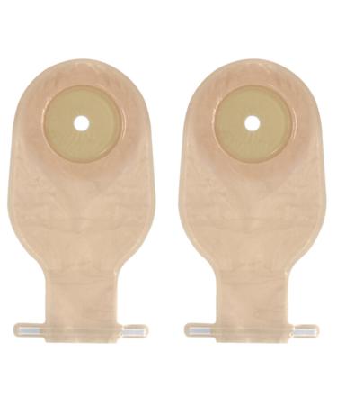 2X Ostomy Bags Drainable Pouches for Colostomy Ileostomy Stoma Care 20-60mm Drain Valve Colostomy Bags