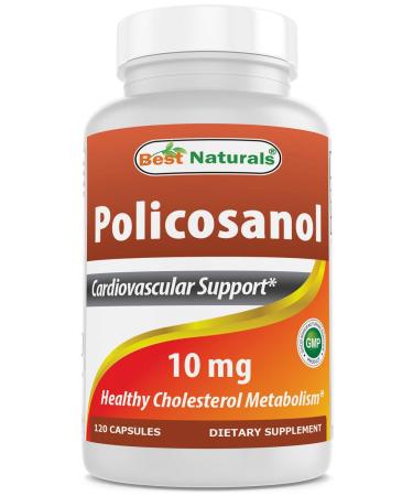 Best Naturals Policosanol 10 mg 120 Capsules - Buy Online on GoSupps.com