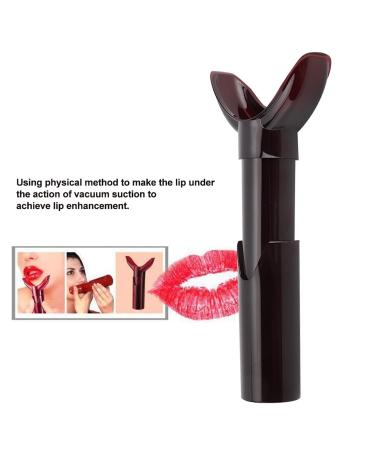 Phefop Lip Plumper Portable Manual Lips Tool with Vacuum Suction for Lip Enhancement (Deep Red) - Buy Online on GoSupps.com