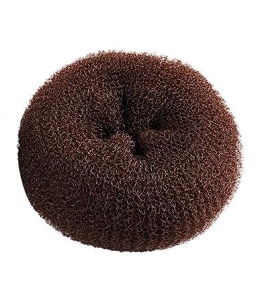 CLOTHOBEAUTY 2-Pack Large Size Hair Bun Donut Maker Rings - Brown, 3.5'' - Women's Chignon Hair Doughnut Shaper - Buy Online on GoSupps.com