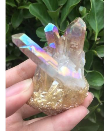 Specimen 60-70g Clear Natural Beautiful Pink Quartz Crystal Cluster Specimen ERTEYIN - Buy Online on GoSupps.com