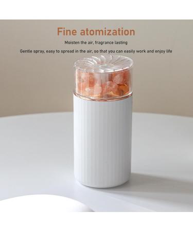 Essential Oil Diffuser | Aromatherapy & Humidifier | 2-in-1 LED Night Light with Pink Salt Crystal for Bedrooms & Living Rooms - Buy Online on GoSupps.com