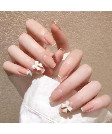 3D Manicure Accessories Fake Nails Nail Model Nail Patch Engraved Bow Polish Ornament Acrylic Nail Design Butterfly-shape Resin Nail Art(B) - Buy Online on GoSupps.com