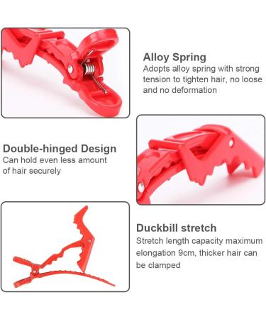 Hair Clips for Women Plastic Hair Sectioning Clips - Durable Alligator Hair Clip with Non Slip Grip for Separating Strands Hairpins Salon Hair Care Styling Tools - Buy Online on GoSupps.com