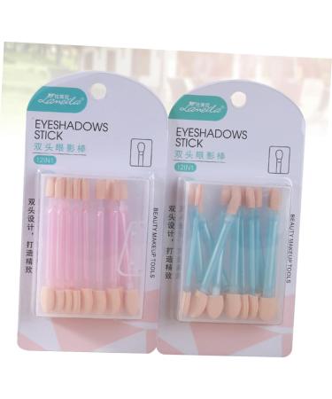 BIUDECO 24pcs Eyeshadow Brush Kit Eyeshadow Paint Brush Eyeshadow Sponge Brush Eye Makeup Brushes Eye Shadow - Buy Online on GoSupps.com