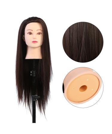 Shop Window Puppet - Blonde & Dark Brown Hair Styling Training Head | High-Temperature Fiber Hair Styling Model - Buy Online on GoSupps.com
