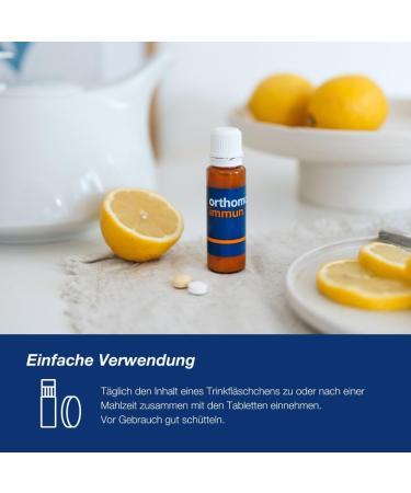 Orthomol Immune - Micronutrients for Immune Support with Vitamin C D & Zinc - 30 Daily Portions Tablets & Drink Mix - Buy Online on GoSupps.com