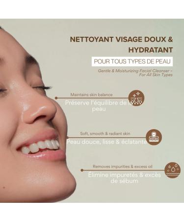 ARGANICARE Facial cleansing gel with aloe vera moisturizes and nourishes all skin types 100 ml - Buy Online on GoSupps.com