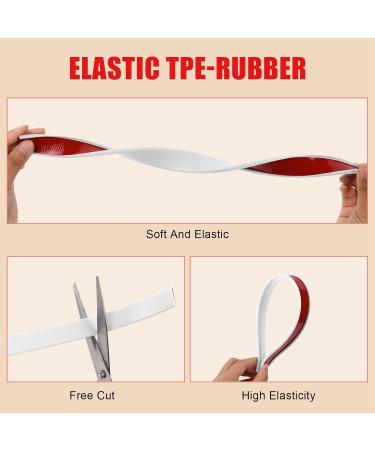 flintronic 5m*16mm U-Shape Flexible Furniture Edge Banding Baby Safty Baby Edge Protector Self Adhesive TPE Wood Edging Tape DIY Furniture Edge Trim for Table Cabinet Furniture Restoration White 5m*16mm - Buy Online on GoSupps.com