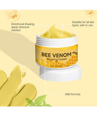 Grospe Bee Venom Cream - Firming & Contouring Body Cream with Natural Ingredients Skin Tightening Moisturizer for Thighs Belly & Arms 1.7oz - Buy Online on GoSupps.com