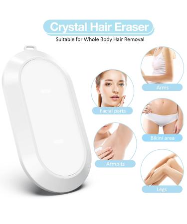 Crystal Hair Removal Stone for Men & Women | Painless Hair Removal Tool for Back Arms & Legs - Buy Online on GoSupps.com
