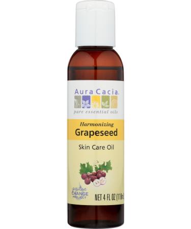 AURA CACIA SKIN CARE OIL GRAPESEED 4 OZ EA 1 by AURA CACIA