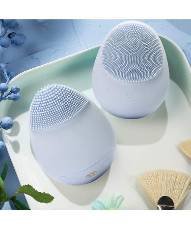 Buy Facial Cleansing Brush - Silicone Face Massager IPX6 Waterproof Acne & Anti-Aging Solution for All Skin Types (Blue) - International Shipping - Buy Online on GoSupps.com