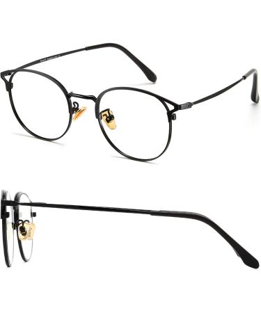 Shop Cyxus Blue Light Filter Cat Eye & Round Vintage Glasses for Women - UV400 Protection Anti-Harmful Blue Light 2-Piece Set - Buy Online on GoSupps.com