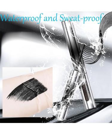 2pcs Iron Wand Mascara 3D Curling Eyelash Iron Mascara Iron Brush Mascara Washable Extra Slim Metal Mascara Bristleless Metal Rod Mascara Waterproof Long Lasting Lash Extensions Mascara (Color : 1pcs - Buy Online on GoSupps.com