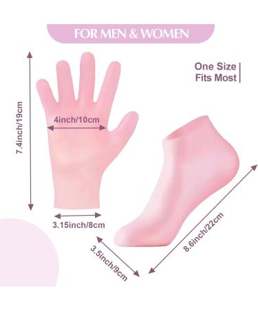 Silicone Moisturizing Socks Moisturizing Gloves Silicone Socks for Women Women's Spa Pedicure Socks for Repairing Dry Feet Cracked Heels and Softening Rough Skin - Buy Online on GoSupps.com