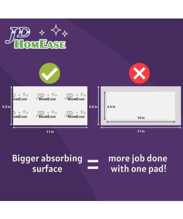 JD HOMEASE Microfiber Dry Floor Mop Pads 48 Count for Swiffer WetJet - All Purpose Multi Surface Cleaner Refill - Buy Online on GoSupps.com