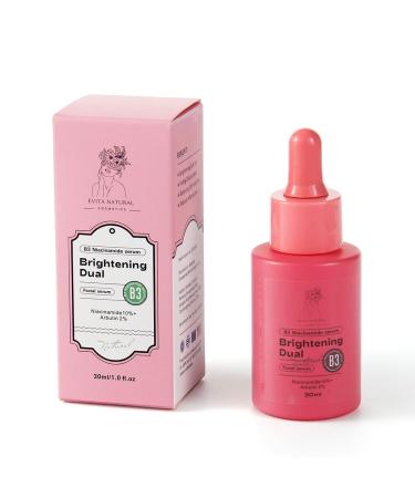 B3 Niacinamide Serum Brightening Dual Facial serum Niacinamide 10% + Arbutin 2%. 1 fl oz