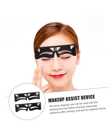Beavorty 4 pcs Extension Drawing Microblading Measure Rulers Practical Location Tools Kit Supplies DIY 1 count (Pack of 1) Blackx2pcs - Buy Online on GoSupps.com