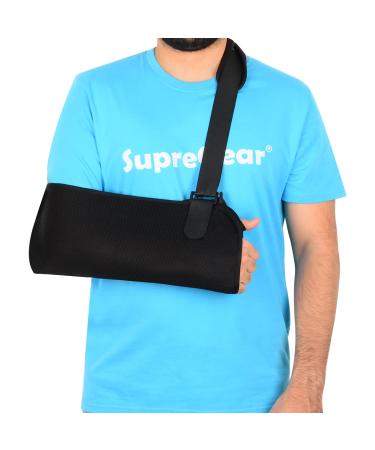 supregear Arm Sling Lightweight Adjustable Mesh Shoulder Immobilizer Rotator Cuff Arm Swathe Support Brace for Shoulder Injury Broken & Fractured Bones Fits Left and Right Arm Men and Women M - Buy Online on GoSupps.com