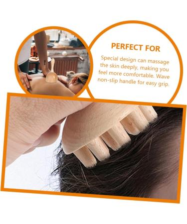 Fomiyes Household Cupboards Beech Wood Massage Set - Mushroom Head Massage Cups for Neck & Lymph Care | Perfect for Travel - Buy Online on GoSupps.com